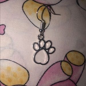 Handmade Paw Earrings